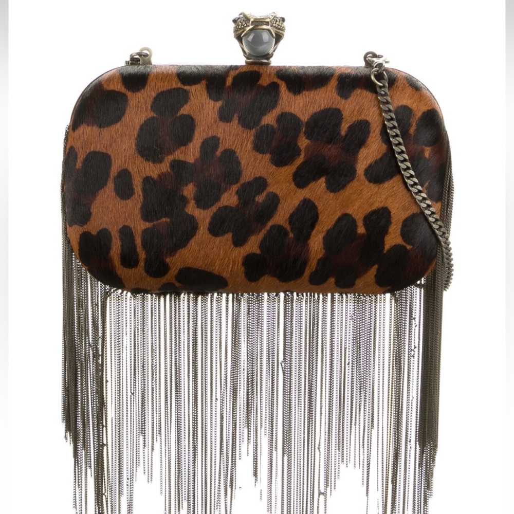 House of Harlow 1960 Chain Fringe Bag Clutch ~ NWOT!